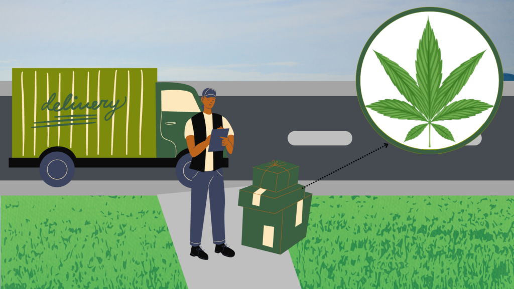 cannabis delivery service