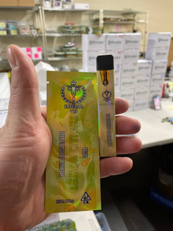 Premium Imperial Extracts Lemon Citrine Disposable Vape
