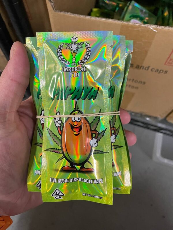 Imperial Extracts Papaya Live Resin Disposable Vape