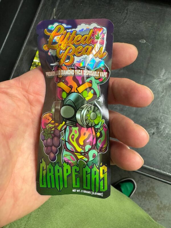 Lifted Bears 2G Grape Gas THCA Vape