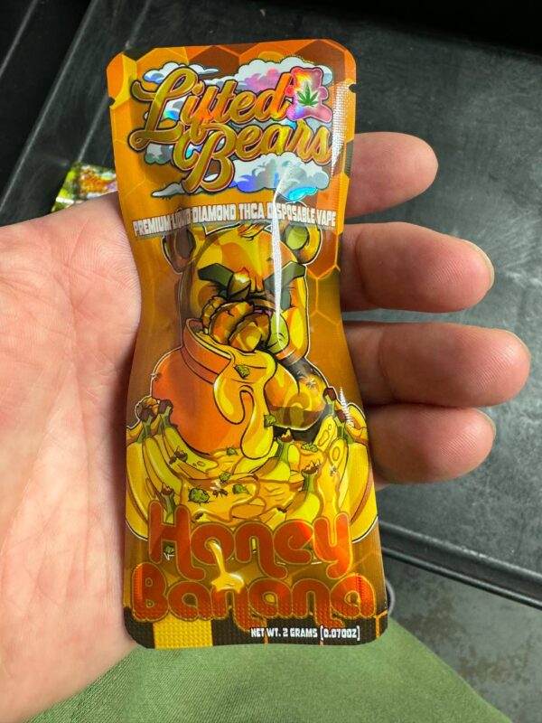 Lifted Bears 2g Honey Banana THCA Disposable Vape