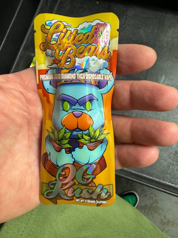 Lifted Bears 2G Kush THCA Disposable Vape